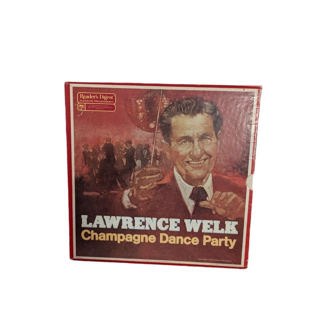 Lawrence Welk Champagne Dance Party Reader's Digest LP Vinyl Records 1978